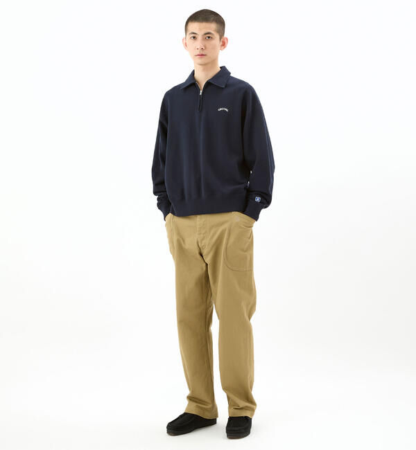 ORCIVAL「ORCIVAL | コットン裏毛 ハーフジッププルオーバー MEN」|スウェット・ジャージ|