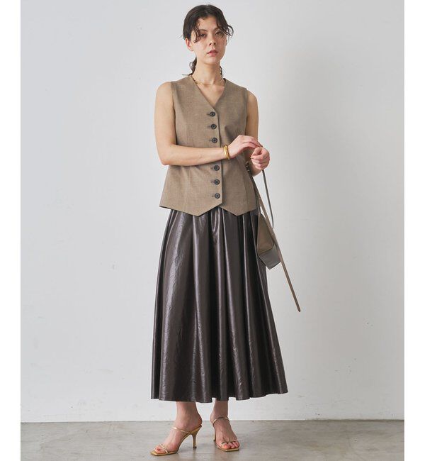  「ノーカラーベスト」|ベスト・ジレ|