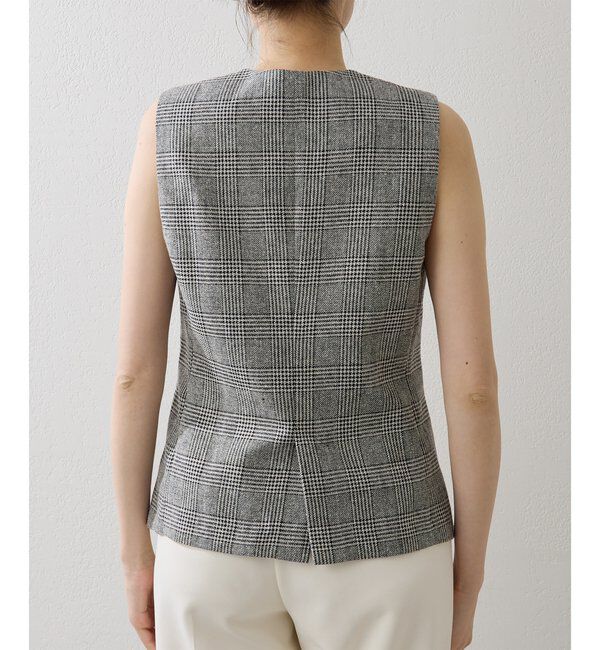  「ノーカラーベスト」|ベスト・ジレ|