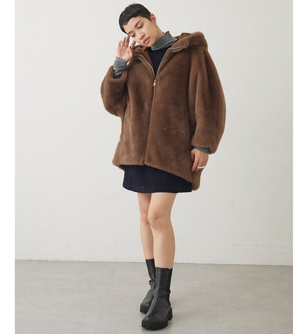 THE PAUSE「【THE PAUSE】フェイクファードルマンコート」|その他|