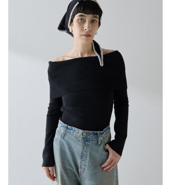  「オフショルニットプルオーバー」|ニット・セーター|