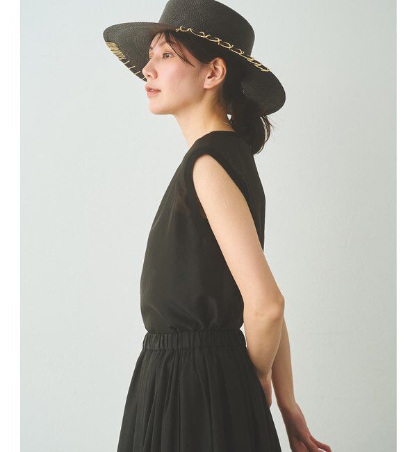 Drawing Numbers「【Drawing Numbers】シャイニーシースルーノースリーブブラウス」|シャツ・ブラウス|