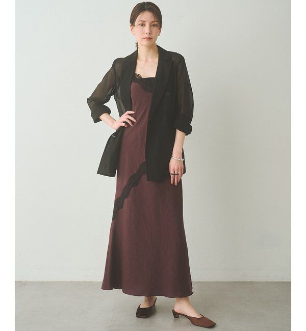 Drawing Numbers「【Drawing Numbers】コットンオーガンジーダブルジャケット」|テーラードジャケット|