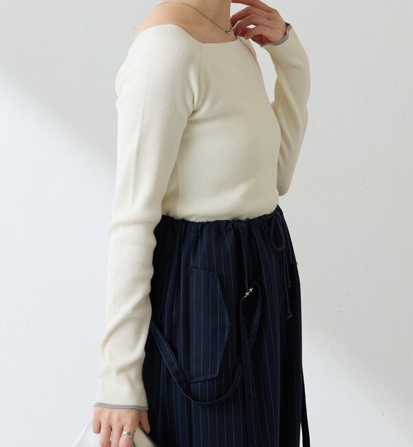  「【2通りで着れる】オフショルダーニット」|ニット・セーター|