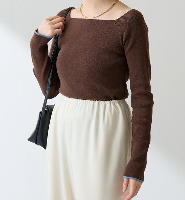  「【2通りで着れる】オフショルダーニット」|ニット・セーター|