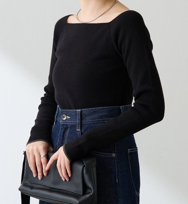  「【2通りで着れる】オフショルダーニット」|ニット・セーター|