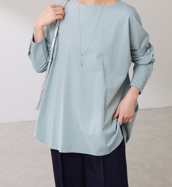  「袖ボタンロンT」|Tシャツ・カットソー|