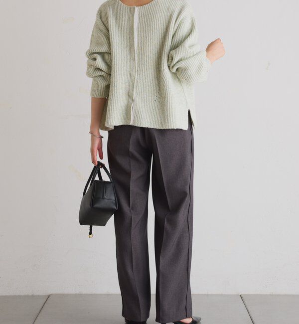  「ウールライクタックパンツ」|チノ|