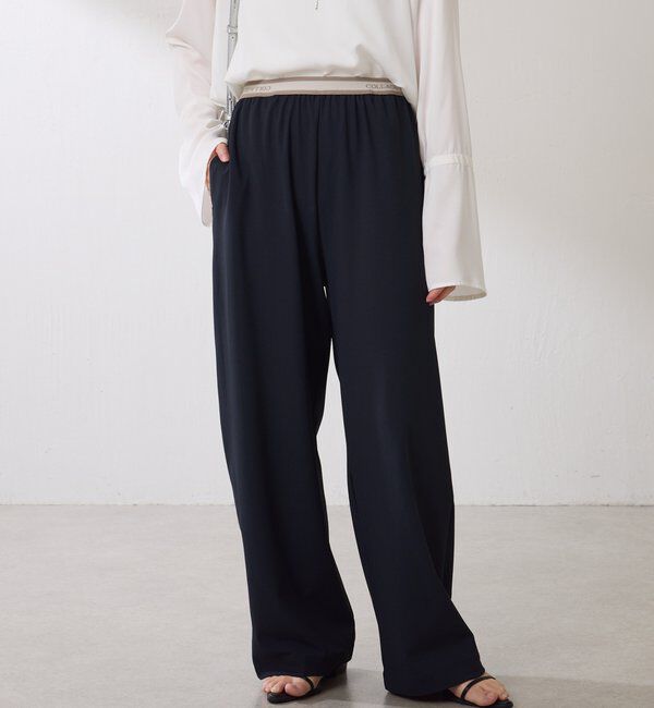  「ロゴベルトトリコットパンツ」|チノ|