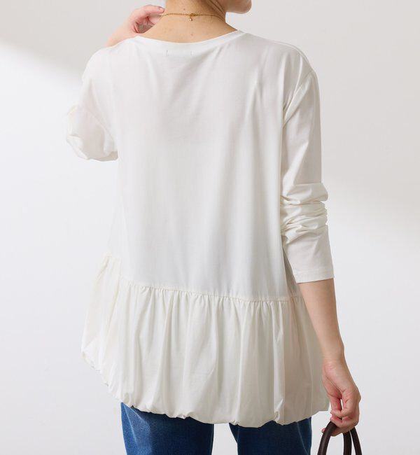  「裾バルーンロンT」|Tシャツ・カットソー|