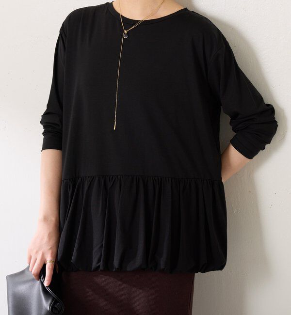  「裾バルーンロンT」|Tシャツ・カットソー|