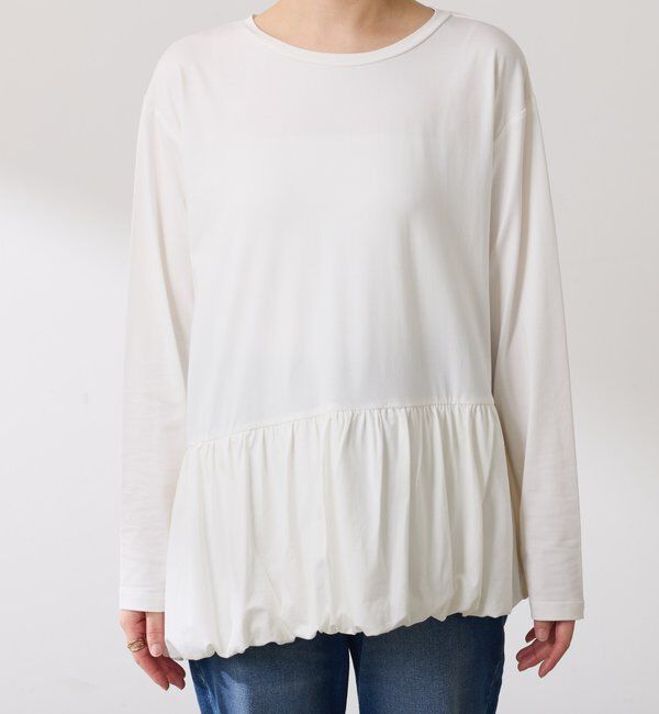  「裾バルーンロンT」|Tシャツ・カットソー|
