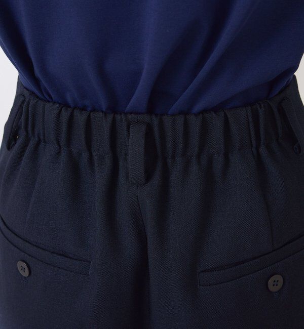  「ウールライクテーパードパンツ」|チノ|