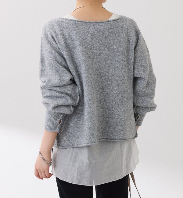  「2WAYヘンリーネックニット」|ニット・セーター|