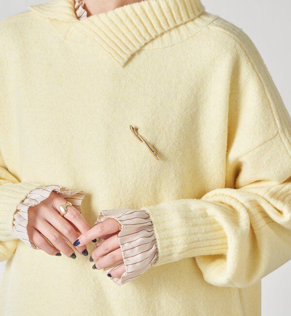  「【PAPILLONNER/パピヨネ】ニュアンスラインブローチ」|リング|