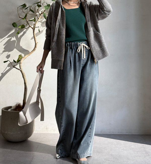  「スクエアニットタンク」|ニット・セーター|