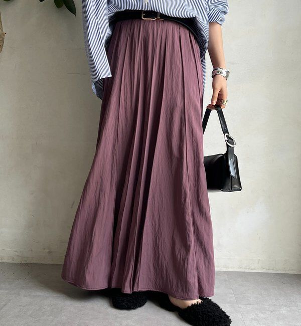  「パネルプリーツスカート」|スカート|