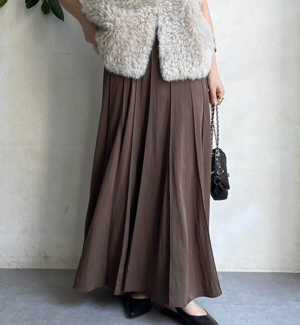  「パネルプリーツスカート」|スカート|