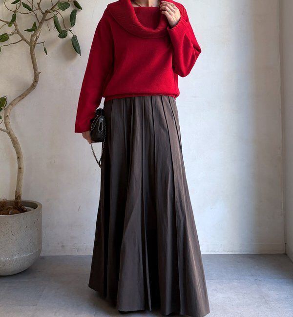  「パネルプリーツスカート」|スカート|