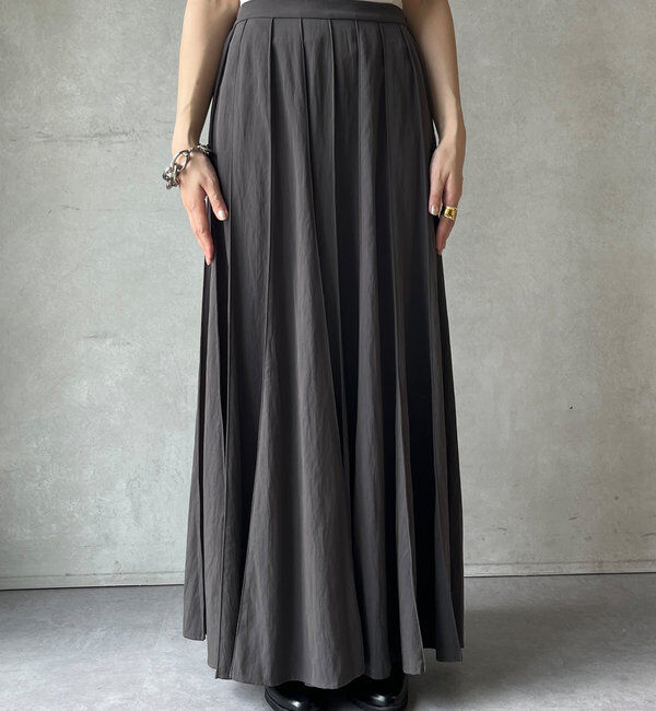  「パネルプリーツスカート」|スカート|