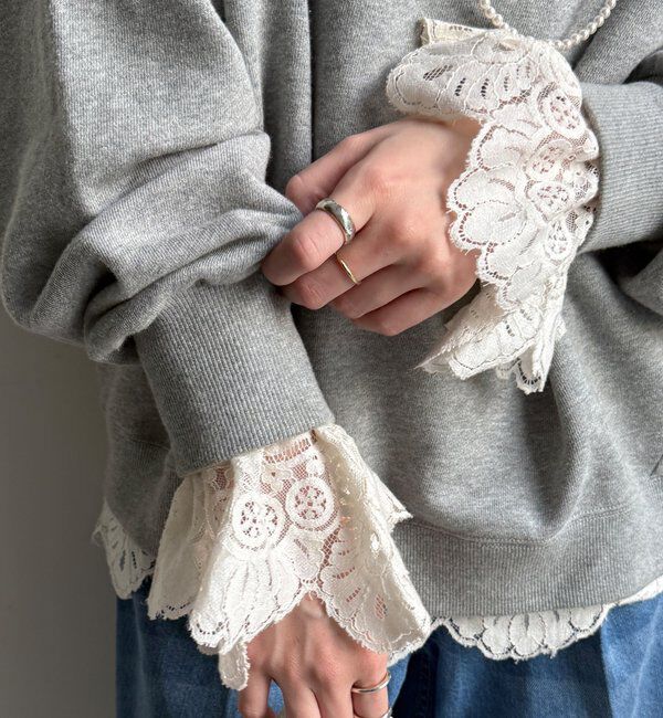  「レースフレアブラウス」|シャツ・ブラウス|