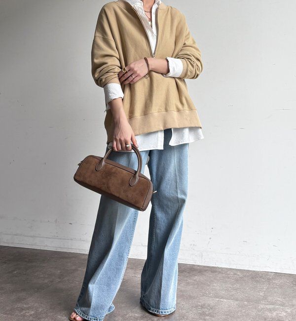  「【新色追加】【インフルエンサー OKOCHI企画】ハーフジップスウェット」|Tシャツ・カットソー|