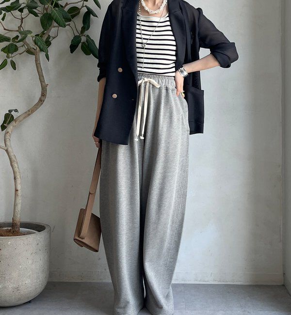  「ボーダースクエアニットタンク」|ニット・セーター|