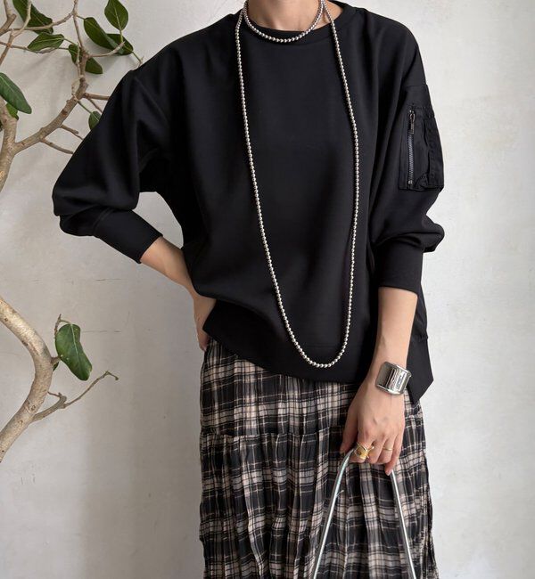  「【WEB限定】MA1ポケットプルオーバー＋タイトスカートセット」|スーツ|