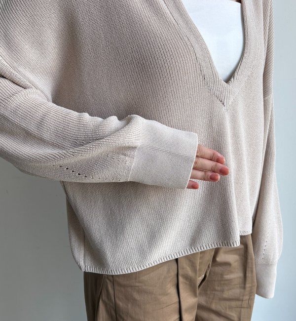  「スキッパープルオーバー」|ニット・セーター|