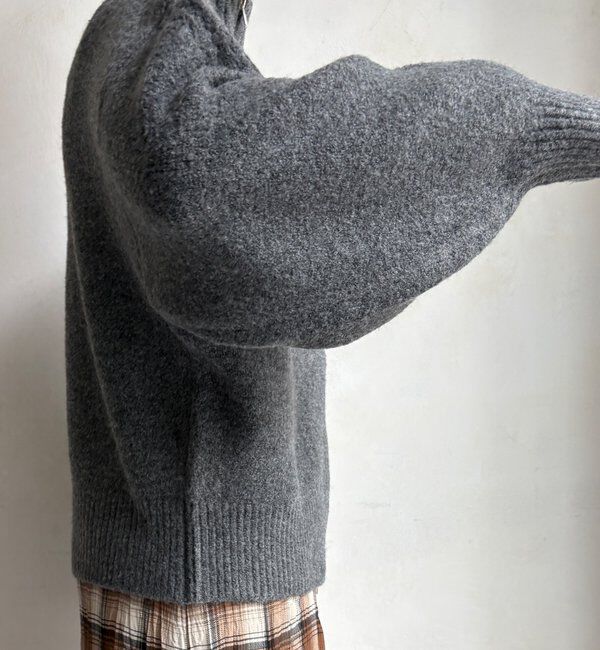  「【WEB限定】ダブルジップニットブルゾン」|カーディガン|