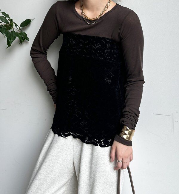  「フロッキーレースビスチェ」|シャツ・ブラウス|