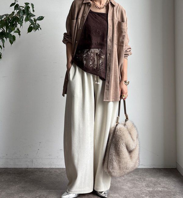  「スウェードシャツ」|シャツ・ブラウス|