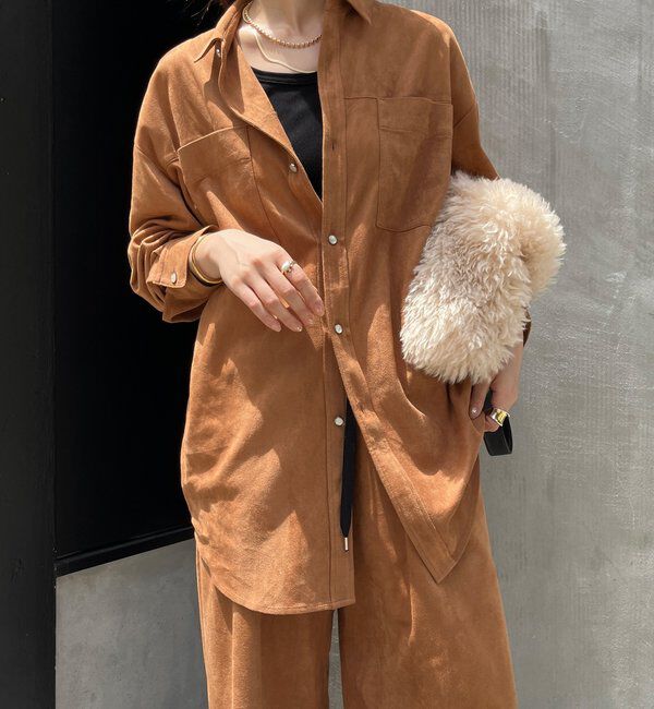  「スウェードシャツ」|シャツ・ブラウス|