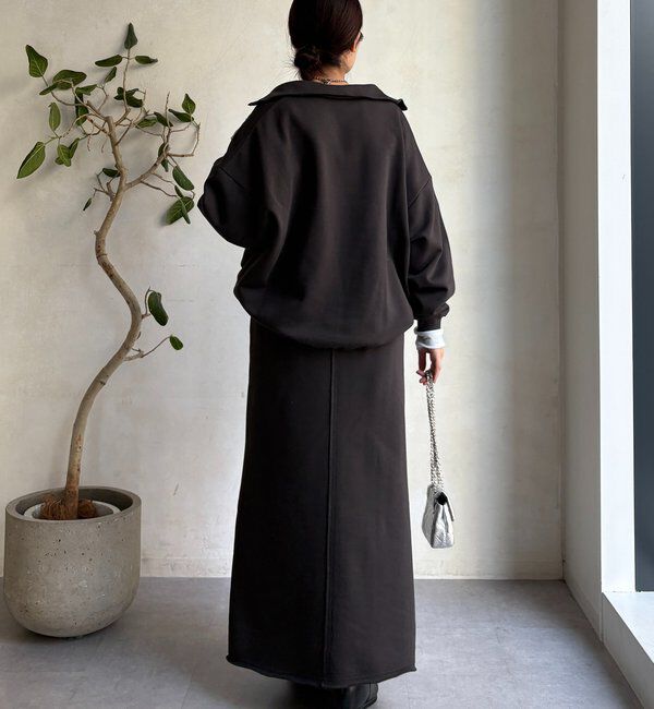  「裏起毛DD刺繍スカート」|スカート|