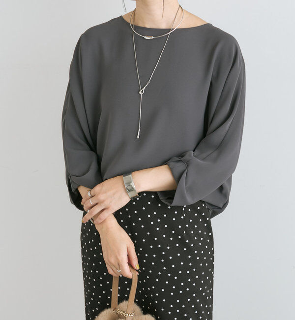  「ドルマンターンバックブラウス」|シャツ・ブラウス|