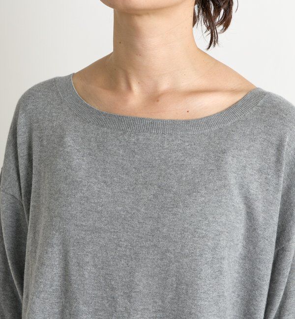  「【MONN.:. （モン）】LOOSE KNIT Tee」|ニット・セーター|