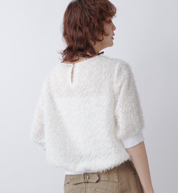  「【着映え】リブ付きフリンジブラウス」|シャツ・ブラウス|