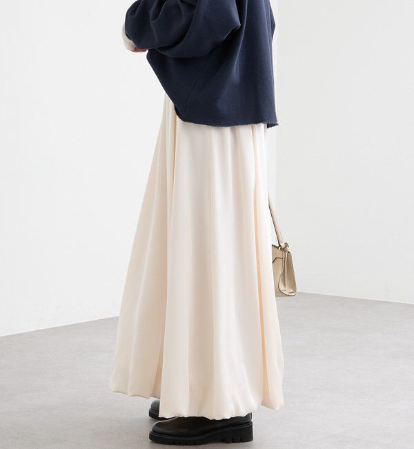  「【美シルエット】サテンバルーンスカート」|スカート|
