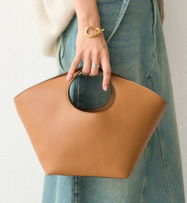  「【リバイバル/新色追加】バスケットバッグ」|トートバッグ|キャメル