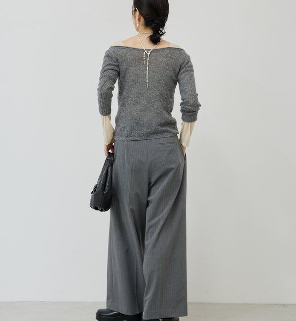  「【アンサンブル対応】オフショルダーニット」|ニット・セーター|