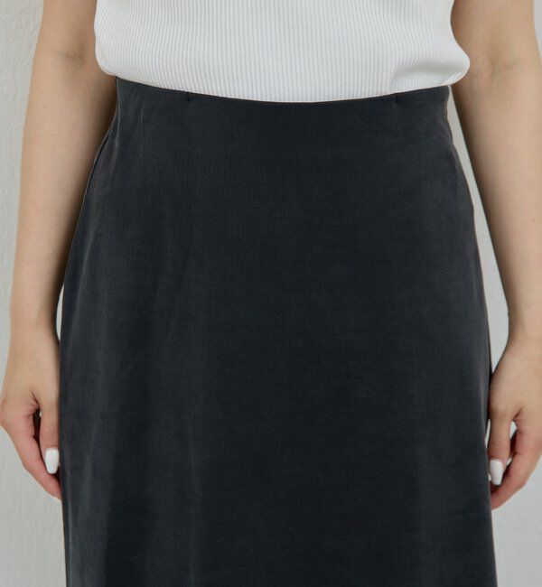  「【セットアップ対応】【イージーケア】キュプラジャージースカート」|スカート|