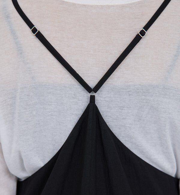  「【万能ワンピース】【オールシーズン活躍】ディープVキャミワンピース」|ワンピース|