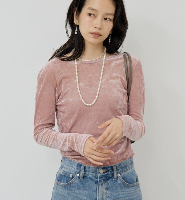  「【2WAY】メッシュフロッキーロンＴ」|Tシャツ・カットソー|