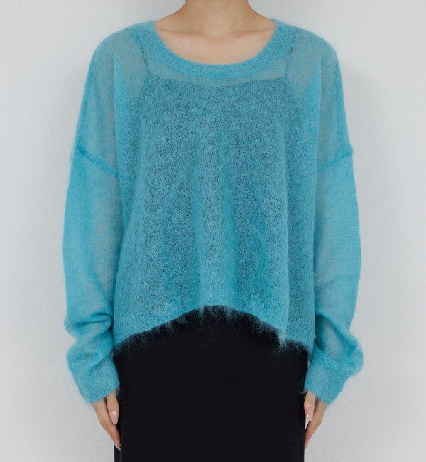  「モヘヤリングシアーニット」|ニット・セーター|