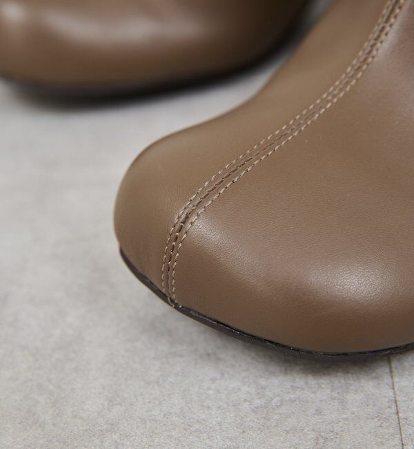  「【2.718】オブリークショートブーツ」|ショートブーツ|