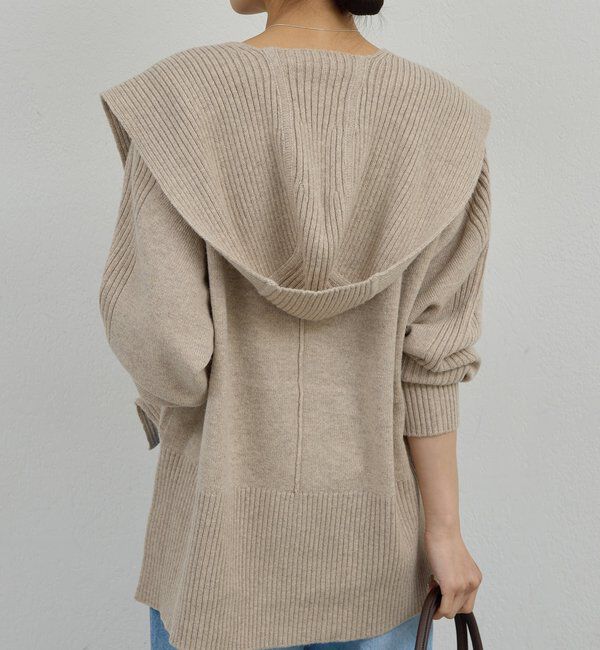  「【脱マンネリニット】【MANAKAコラボ】フードセットニット」|ニット・セーター|