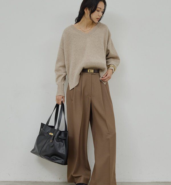  「【脱マンネリニット】【MANAKAコラボ】フードセットニット」|ニット・セーター|