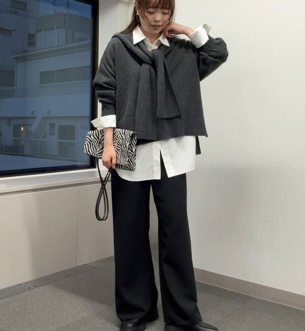  「【脱マンネリニット】【MANAKAコラボ】フードセットニット」|ニット・セーター|