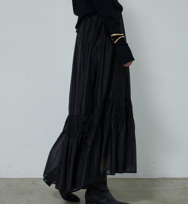  「ギャザーフレアスカート」|スカート|