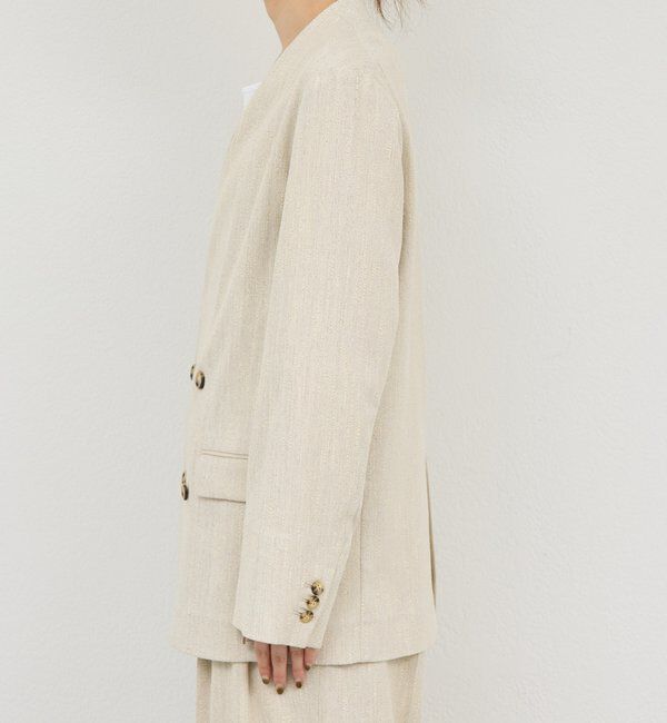  「【セットアップ対応】ノーカラーツイードジャケット」|その他|